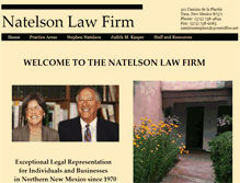 Tablet Screenshot of natelsonlawfirm.com